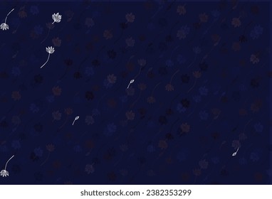 Light Blue, Red vector sketch layout. Sketchy doodles with colorful gradient leaves. Pattern for coloring books and pages for kids.