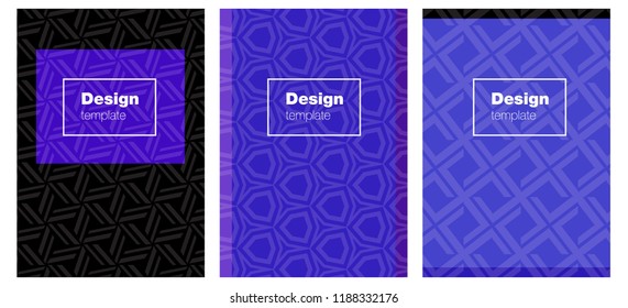 Light Blue, Red vector style guide for notepads. Beautiful colorful sample in abstract style. Pattern for business books, journals.