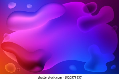 Light Blue, Red vector template with bent ribbons. Glitter abstract illustration with wry lines. A new texture for your  ad, booklets, leaflets.