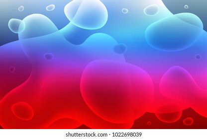 Light Blue, Red vector template with bent lines. Colorful illustration in abstract memphis style with gradient. Pattern for your business design.