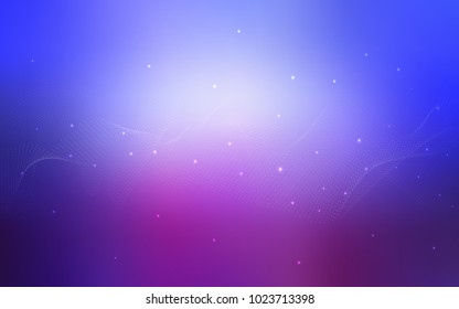 Light Blue, Red vector template with circles. Glitter abstract illustration with blurred drops of rain. Beautiful design for your business natural advert.