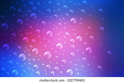 Light Blue, Red vector template with circles. Illustration with set of shining colorful abstract circles. The pattern can be used for beautiful websites.