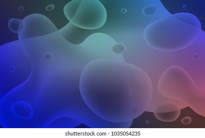 Light Blue, Red vector template with liquid shapes. Glitter abstract illustration with wry lines. Textured wave pattern for backgrounds.