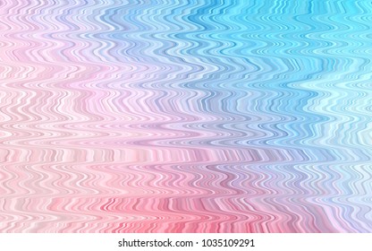 Light Blue, Red vector template with bent ribbons. An elegant bright illustration with gradient. The template for cell phone backgrounds.