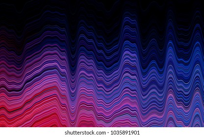 Light Blue, Red vector template with lava shapes. Shining crooked illustration in marble style. Textured wave pattern for backgrounds.