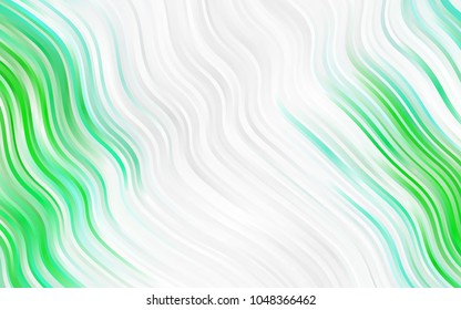 Light Blue, Red vector template with liquid shapes. Blurred geometric sample with gradient bubbles.  A completely new template for your business design.