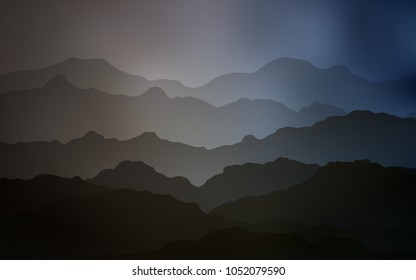 Light Blue, Red vector template with bent lines. Shining crooked illustration in mountain style. A new texture for your  ad, booklets, leaflets.