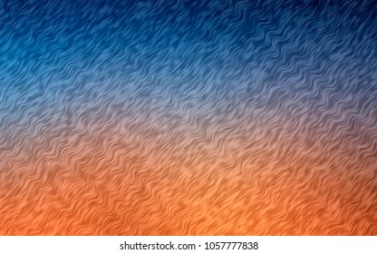 Light Blue, Red vector template with liquid shapes. A sample with blurred bubble shapes. The template for cell phone backgrounds.