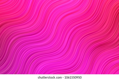 Light Blue, Red vector template with lines, ovals. Shining illustration, which consist of blurred lines, circles. A completely new template for your business design.