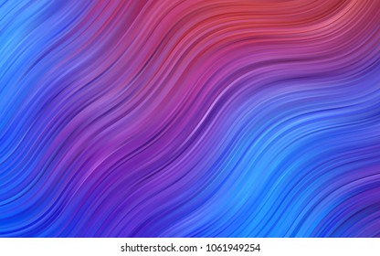 Light Blue, Red vector template with bent ribbons. A completely new color illustration in marble style. New composition for your brand book.