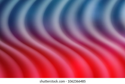Light Blue, Red vector template with bubble shapes. Modern gradient abstract illustration with bandy lines. The elegant pattern for brand book.