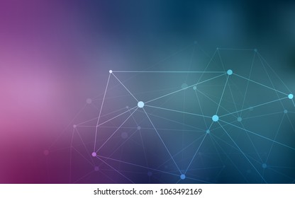 Light Blue, Red vector template with circles, triangles. Modern abstract colorful illustration with spheres and lines. New design for ad, poster, banner of your website.