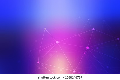 Light Blue, Red vector template with circles, triangles. Illustration with set of colorful abstract circles and lines. New design for ad, poster, banner of your website.