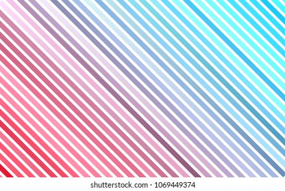 Light Blue, Red vector template with repeated sticks. Blurred decorative design in simple style with lines. Smart design for your business advert.