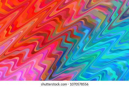 Light Blue, Red vector template with bubble shapes. Colorful abstract illustration with gradient lines. A completely new template for your business design.
