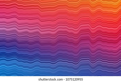 Light Blue, Red vector template with bubble shapes. A sample with blurred bubble shapes. Pattern for your business design.