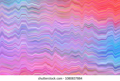 Light Blue, Red vector template with bubble shapes. Geometric illustration in marble style with gradient.  New composition for your brand book.