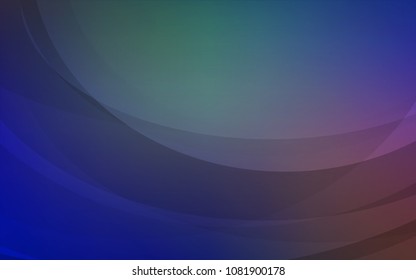 Light Blue, Red vector template with liquid shapes. Modern gradient abstract illustration with bandy lines. Pattern for your business design.
