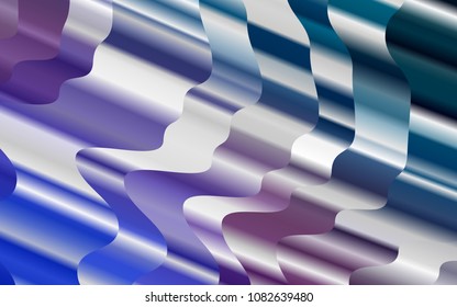 Light Blue, Red vector template with bent ribbons. A completely new color illustration in marble style. The template for cell phone backgrounds.