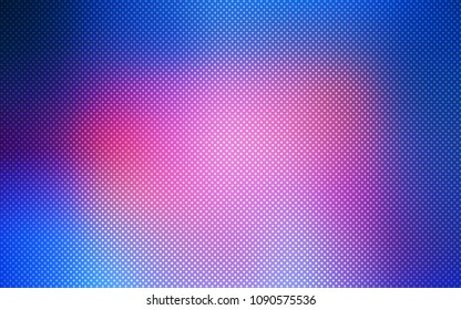 Light Blue, Red vector template with circles. Modern abstract illustration with colorful water drops. Pattern can be used for futuristic ad, booklets.