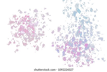 Light Blue, Red vector template with repeated sticks. Lines on blurred abstract background with gradient. Smart design for your business advert.