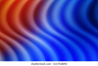 Light Blue, Red vector template with bent ribbons. Brand-new colored illustration in marble style with gradient. Brand-new design for your ads, poster, banner.