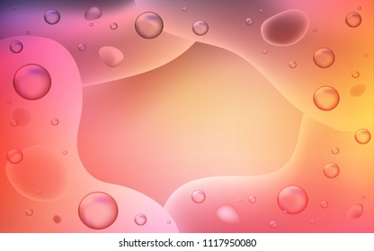 Light Blue, Red vector template with liquid shapes. Brand-new colored illustration in memphis style with gradient. The elegant pattern for brand book.