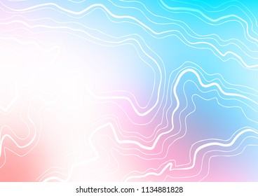 Light Blue, Red vector template with repeated sticks. Decorative shining illustration with lines on abstract template. Smart design for your business advert.