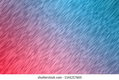 Light Blue, Red vector template with repeated sticks. Glitter abstract illustration with colored sticks. The pattern can be used for busines ad, booklets, leaflets