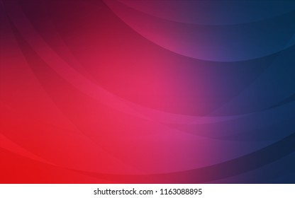 Light Blue, Red vector template with liquid shapes. Modern gradient abstract illustration with bandy lines. A new texture for your  ad, booklets, leaflets.