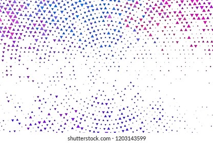 Light Blue, Red vector template with crystals, triangles. Glitter abstract illustration with triangular shapes. Pattern can be used for websites.