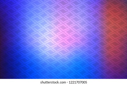 Light Blue, Red vector template with crystals, rectangles. Modern abstract illustration with colorful rectangles. Best design for your ad, poster, banner.