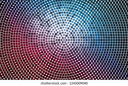 Light Blue, Red vector template with crystals, rectangles. Rectangles on abstract background with colorful gradient. Pattern for commercials.