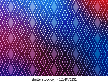 Light Blue, Red vector template with sticks, squares. Colorful decorative design in simple style with lines, rhombuses. Smart design for your business advert.