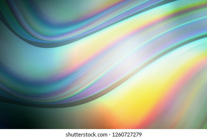 Light Blue, Red vector template with lines, ovals. An elegant bright illustration with gradient. A completely new template for your business design.