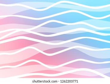 Light Blue, Red vector template with repeated sticks. Shining colored illustration with narrow lines. The pattern can be used as ads, poster, banner for commercial.