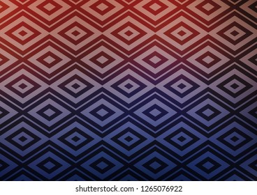 Light Blue, Red vector template with sticks, squares. Colorful lines, squares on abstract background with gradient. Pattern for websites, landing pages.