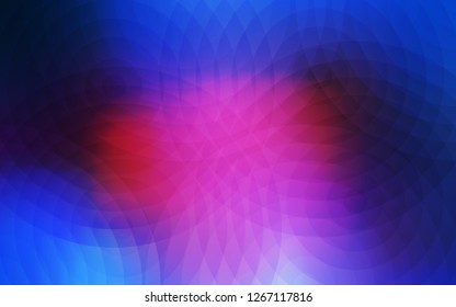 Light Blue, Red vector template with circles. Modern abstract illustration with colorful water drops. Beautiful design for your business advert.