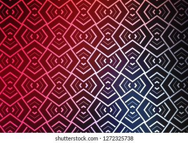 Light Blue, Red vector template with repeated sticks. Lines on blurred abstract background with gradient. Backdrop for TV commercials.