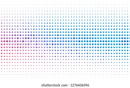 Light Blue, Red vector template with circles. Illustration with set of shining colorful abstract circles. Design for business adverts.