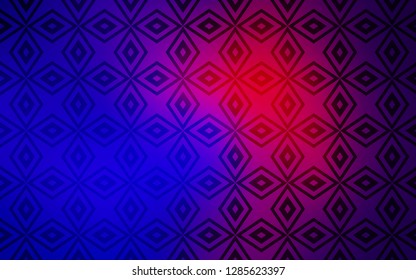 Light Blue, Red vector template with rhombus. Decorative design in abstract style with rectangles. Best design for your ad, poster, banner.