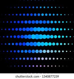 Light Blue, Red vector template with circles. Glitter abstract illustration with colorful drops. Design for posters, banners.