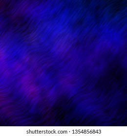 Light Blue, Red vector template with curved lines. Colorful geometric sample with gradient curves.  Pattern for busines booklets, leaflets