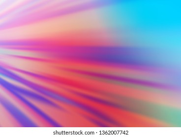 Light Blue, Red vector template with repeated sticks. Lines on blurred abstract background with gradient. Pattern for business booklets, leaflets.