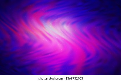 Light Blue, Red vector template with space stars. Modern abstract illustration with Big Dipper stars. Pattern for astrology websites.