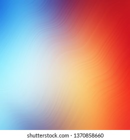 Light Blue, Red vector template with lines. Gradient illustration in simple style with bows. Template for cellphones.