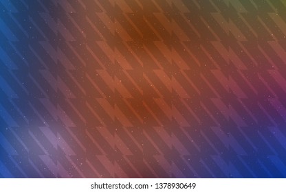 Light Blue, Red vector template with repeated sticks. Blurred decorative design in simple style with lines. Pattern for ad, booklets, leaflets.