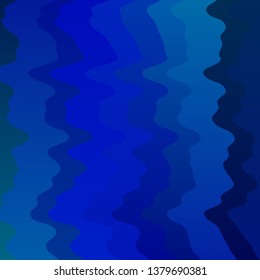 Light Blue, Red vector template with curved lines. Colorful geometric sample with gradient curves.  Pattern for websites, landing pages.