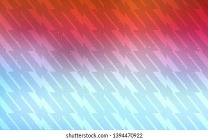 Light Blue, Red vector template with repeated sticks. Glitter abstract illustration with colorful sticks. Pattern for ads, posters, banners.