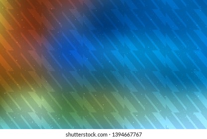 Light Blue, Red vector template with repeated sticks. Blurred decorative design in simple style with lines. Template for your beautiful backgrounds.